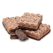 Delicious protein wafers with chocolate layers, perfect for a nutritious snack or post-workout boost.