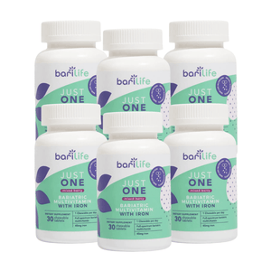 Bariatric Vitamins Chewable: Once Daily Multivitamin + Iron - 6 Month Supply