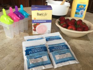Bari Life Strawberry Protein Pudding Shake Packs