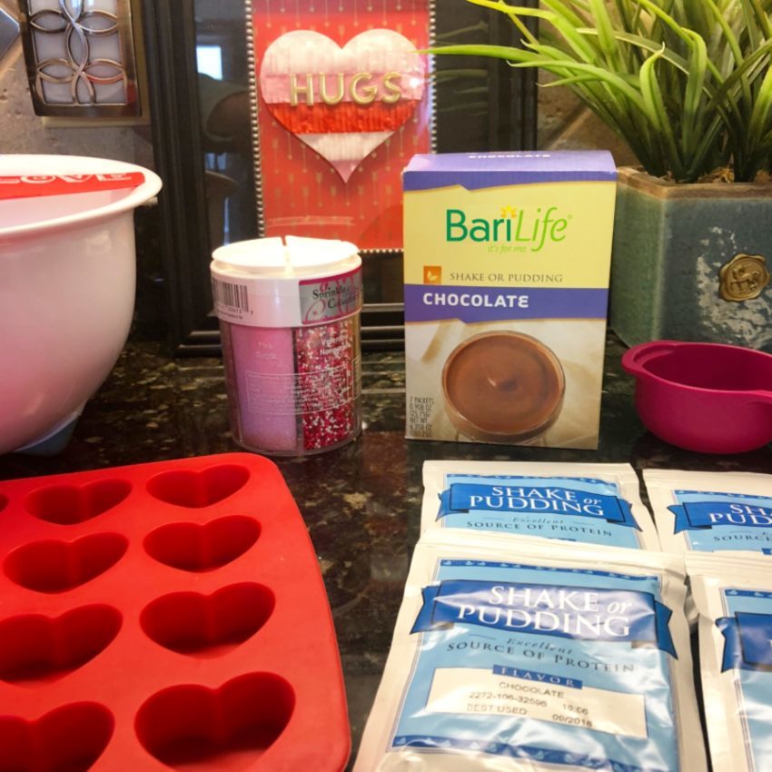 Bari Life Chocolate Protein Pudding Valentine's Day Hearts Recipe