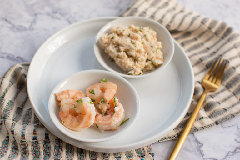 Creamy Shrimp Scampi Puree