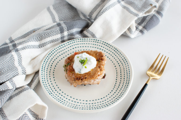 Chili Lime Turkey Burgers with Cilantro Cream