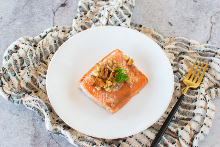 Honey Walnut Salmon