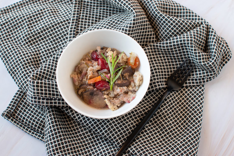 Slow Cooker Turkey & Cranberry Casserole