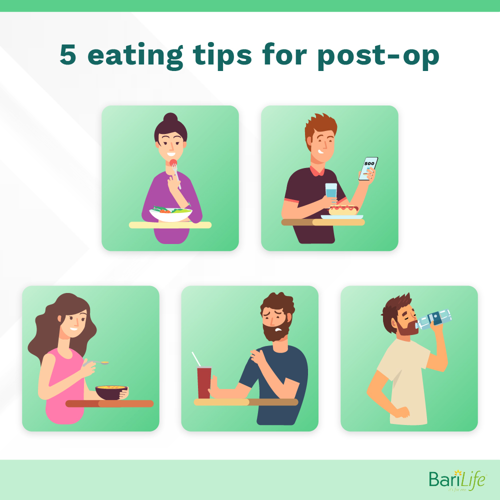 eating tips for post bariatric surgery
