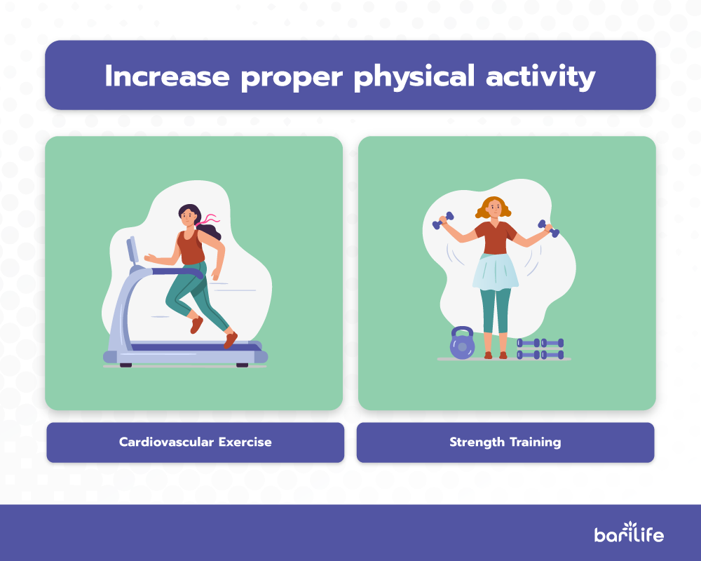 Doing the right physical activity helps with weight loss after gastric bypass surgery