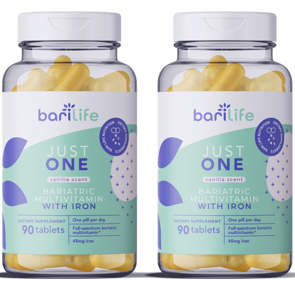 Just One: Once Daily Bariatric Multivitamin with Iron