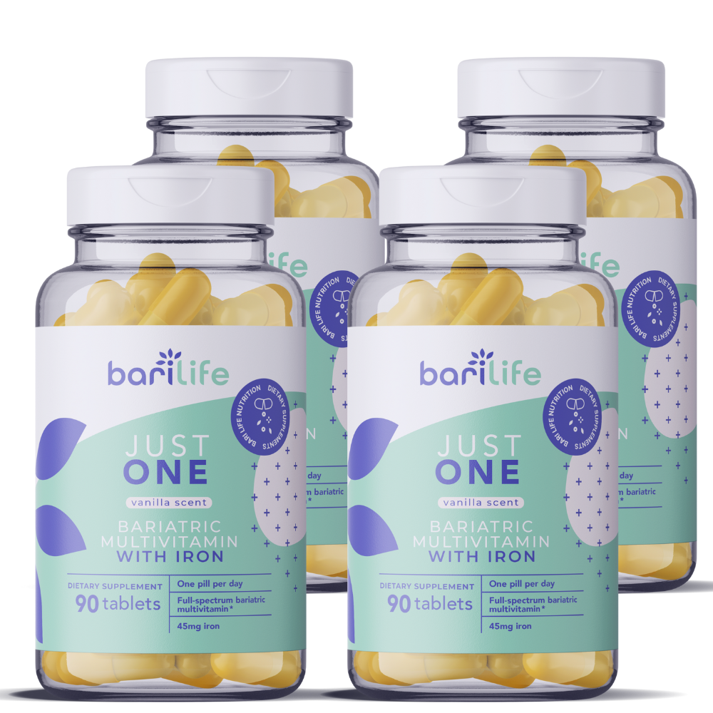 Just One: Once Daily Bariatric Multivitamin with Iron