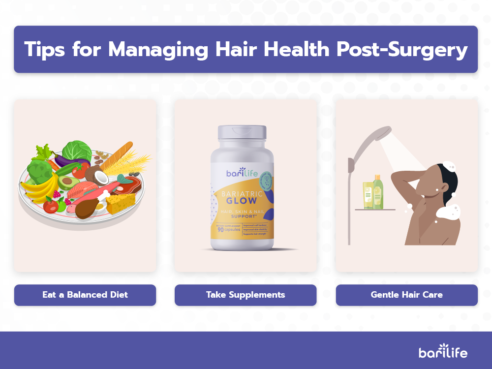 how to avoid hair loss after bariatric surgery