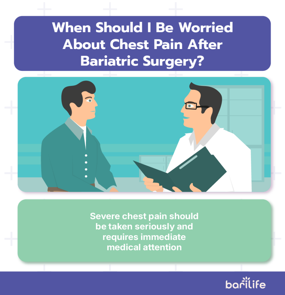 Why does my chest hurt after gastric sleeve surgery?