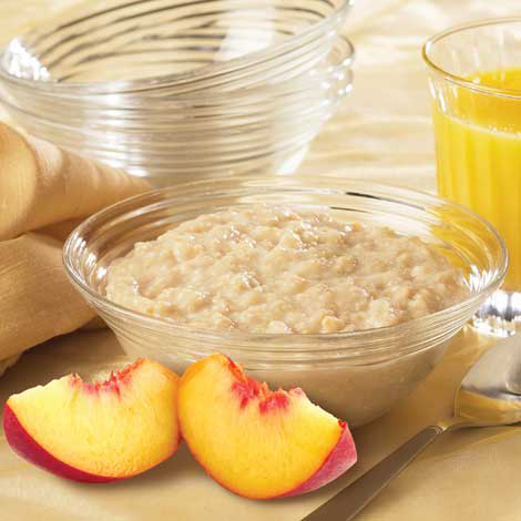 Peaches & Cream Protein Oatmeal